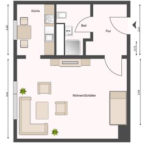 Wohnberechtigungsschein pMW erforderlich ! - Foto 3