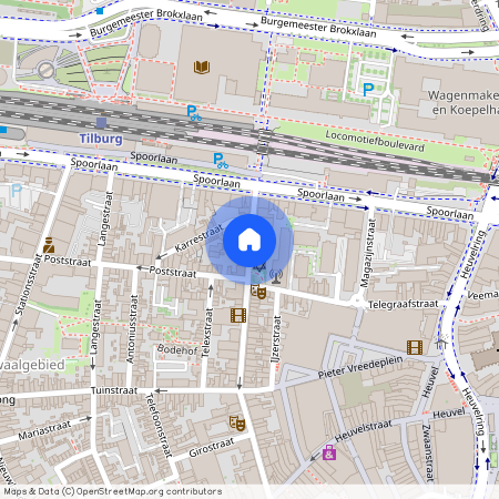 Binnenstad Oost, 5038 BA, Willem II-straat, Tilburg