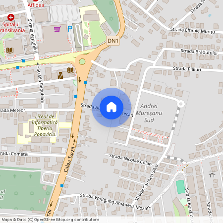 Strada Augustin Presecan, Andrei Mureșanu Sud, Bună Ziua, Cluj-Napoca, Zona Metropolitană Cluj, Cluj, 400505, România