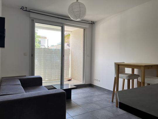 Location T2 meublé 34m² + garage fermé Marseille 13010 Saint Tronc - Photo 1