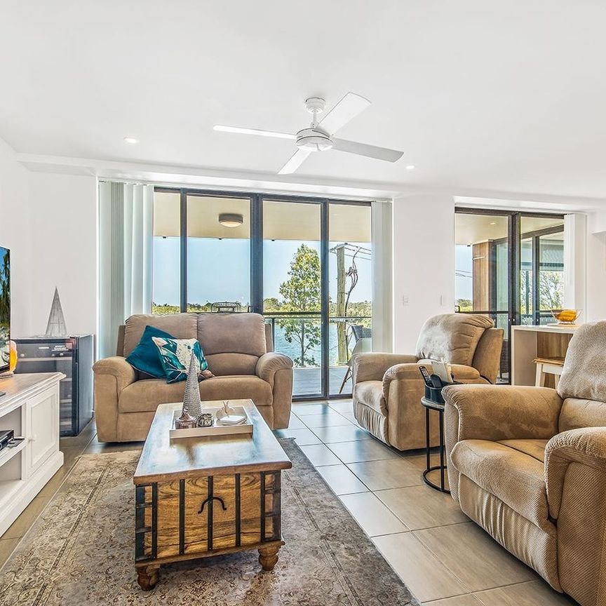 Riverfront Living | 3 Bed -2.5 Bath | 2 Car | Huge Entertaining Balcony - Photo 1