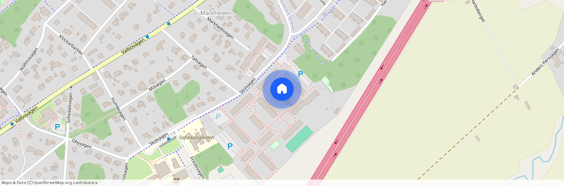 Skolvägen 7 A, Valbo