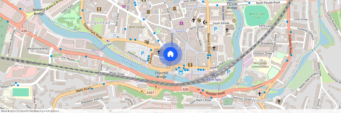 Bath, St. James's Parade, BA1, Somerset