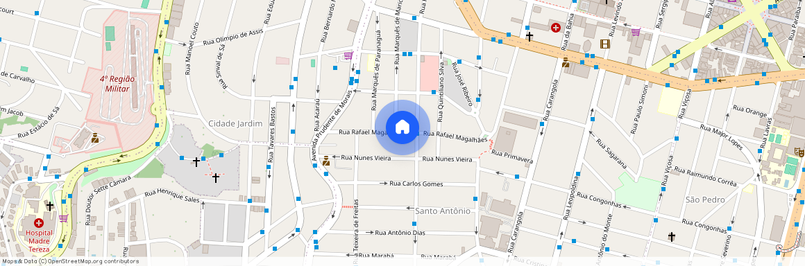Rua Rafael Magalhães - Santo Antônio, Belo Horizonte - MG