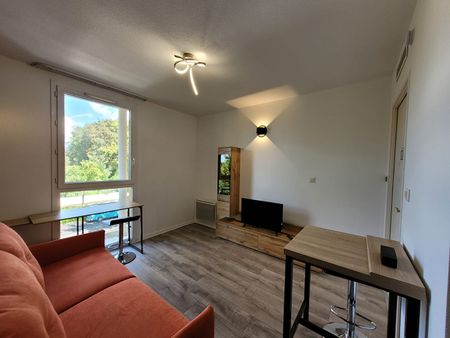 HAUT d'IDRON, Au Calme, Studio Meublé en Résidence récente et Dernier Etage avec ascenseurs, climatisation et parking privé, - Photo 4