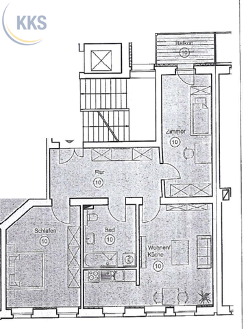 Hochwertige 3-Raum-Wohnung mit Balkon ab 15.11.2024 - Photo 2