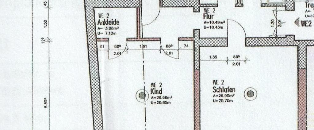 vermiete große 2 Zi Wohnung EG - Foto 1