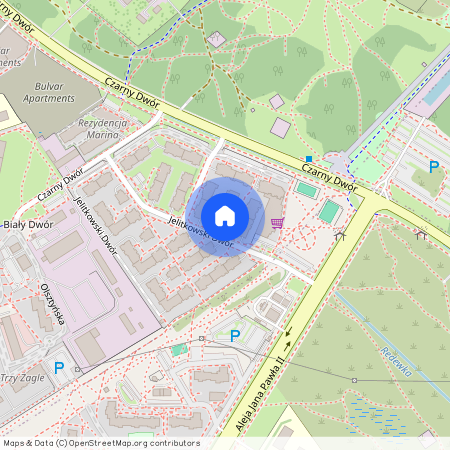 ul. Czarny Dwór, Przymorze Wielkie, Gdańsk, pomorskie