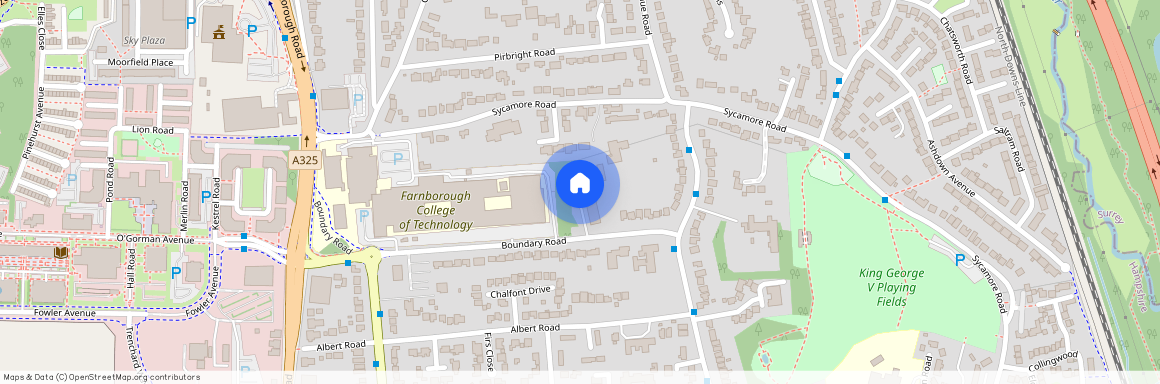 The Byfrons, Boundary Road, Farnborough, Hampshire, GU14