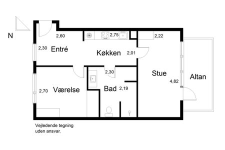 Nyere lys lejebolig i det sydlige Aarhus - perfekt til den studerende, enlig eller parret. - Photo 3