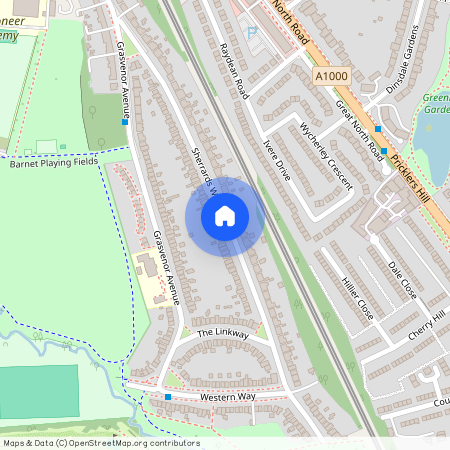 Sherrards Way, Barnet, Hertfordshire, EN5