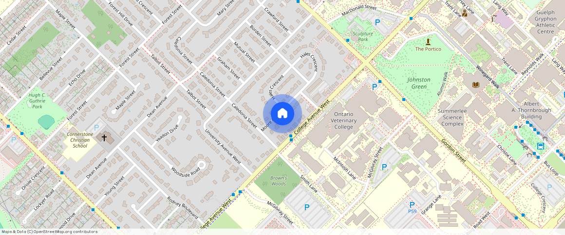 ** Moore Avenue, Guelph, ON, Canada