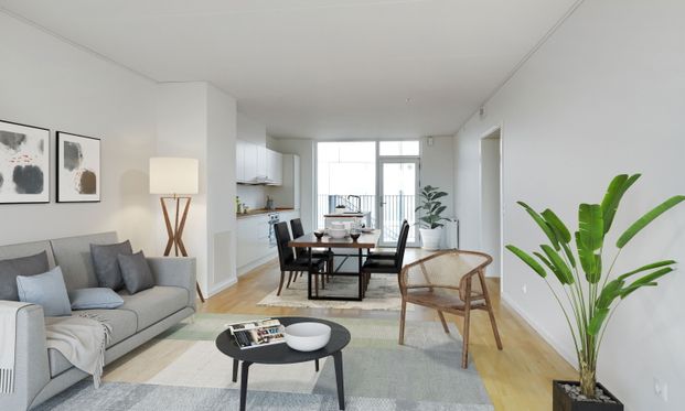 Lækker 4-værelses rækkehus på toppen af Vanløse med smuk udsigt - Photo 1