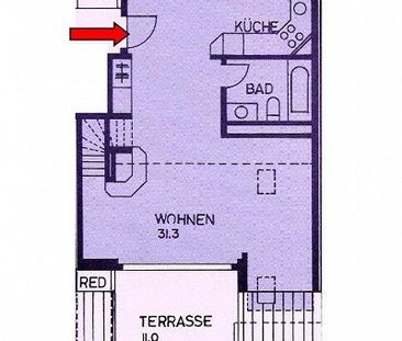 1.5 Zimmerwohnung mit Galerie und Cheminée - Photo 6