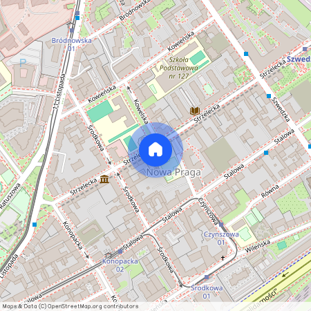 ul. Strzelecka, Nowa Praga, Praga-Północ, Warszawa, mazowieckie