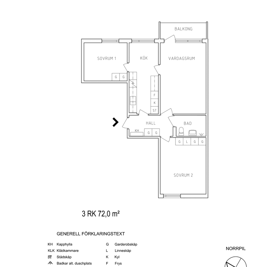 Norra Fiskargatan 10 B, våning None - Foto 2