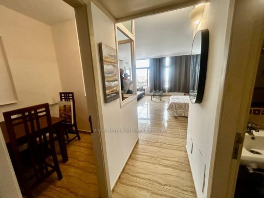 Estudio en alquiler de larga temporada en primera línea de mar – Puerto de la Cruz - Foto 1