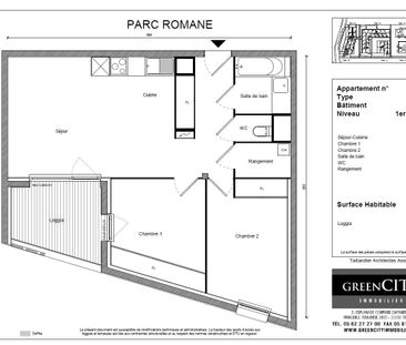 TOULOUSE / Location Appartement 3 Pièces 60 m² - Photo 2