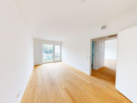 Exklusiver Erstbezug: Neubau 2-Zimmer-Wohnung mit Balkon - Photo 3