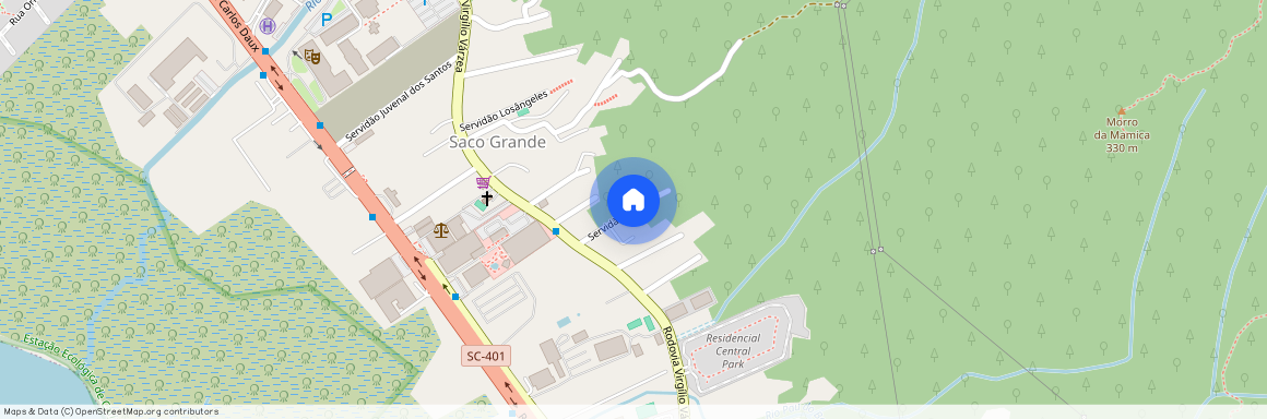 Servidão Ventura, Saco Grande, Florianópolis, SC, 88032150