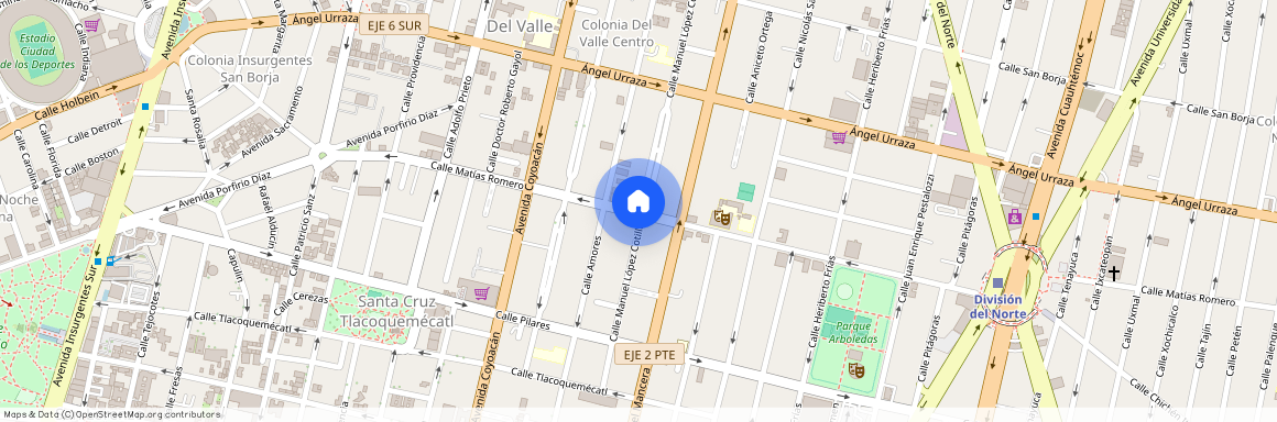 Matias Romero, Del Valle Centro, Ciudad de México, Departamento, Ciudad de México