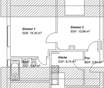 Gemütliche 2 ZKB im Grünen! - Photo 1