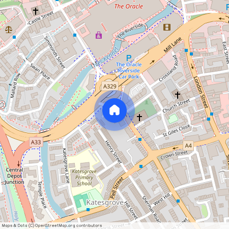 BEDSIT, Southampton Street, Reading, Berkshire, RG1 2RB - Bedsit 1