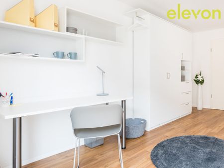 Ausschließlich für Studenten! Einziehen und Wohlfühlen: Möbliertes Apartment in ruhiger Lage - Photo 3