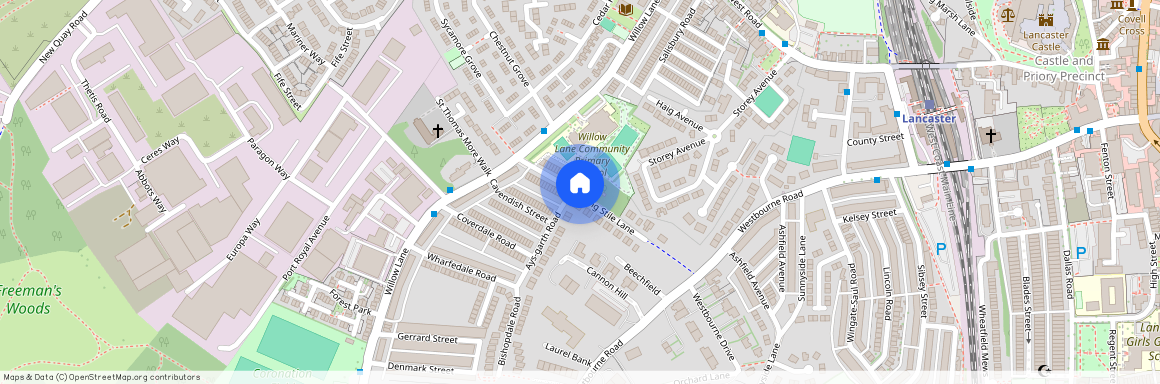 Milking Stile Lane Lancaster, Lancaster LA1