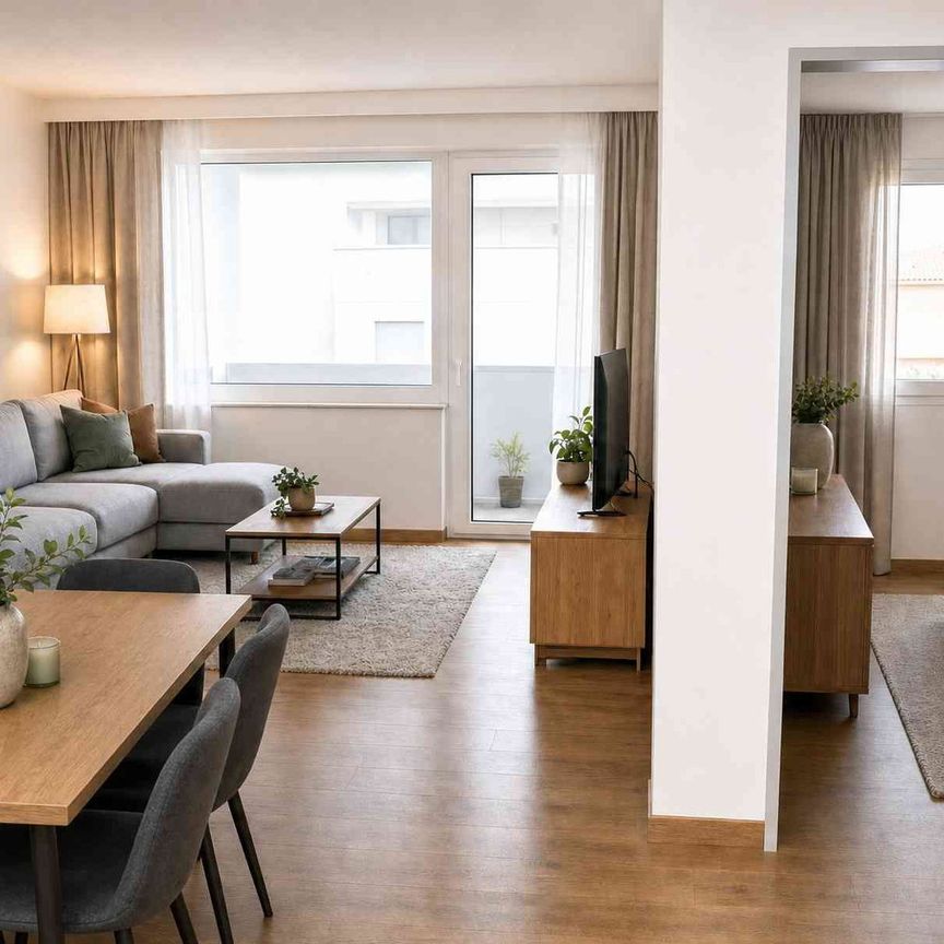3.5 Zimmer, 60 m², EG - Foto 1
