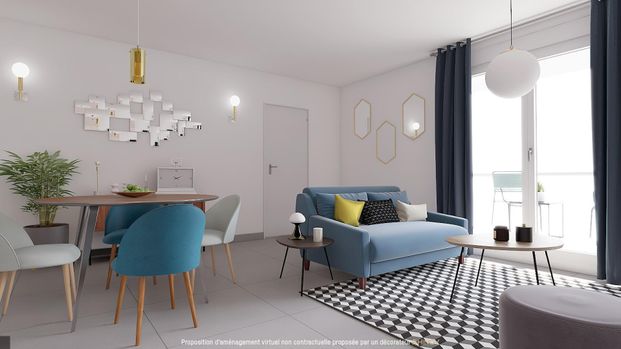 location Appartement T2 DE 44.6m² À NICE - Photo 1