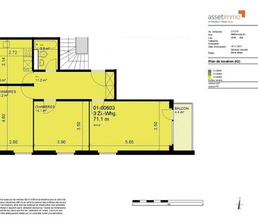 3 pièces de 73 m2 avec balcon - Photo 6