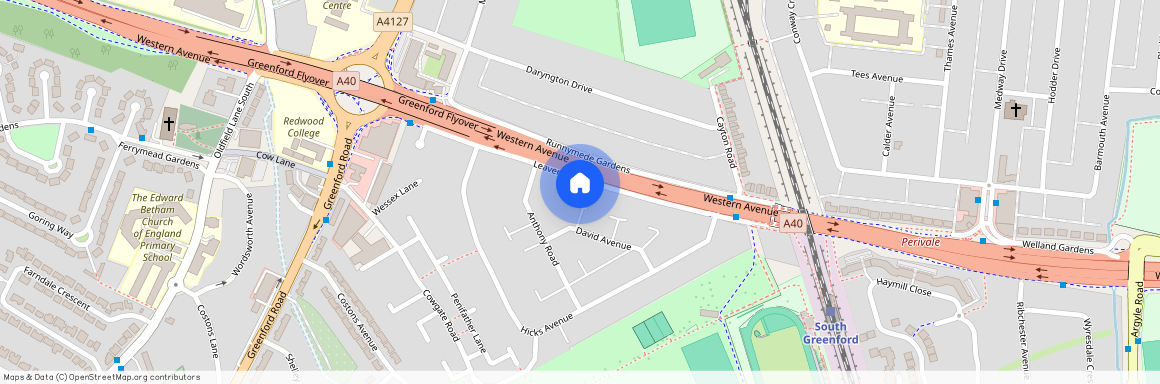 Leaver Gardens, Western Avenue, Greenford