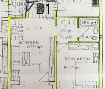 Schöne 2 ZKB Wohnung mit Balkon am Saarbrücker Schloss - Photo 6