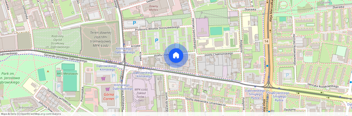 ul. Józefa Chełmońskiego, Górniak, Górna, Łódź, łódzkie