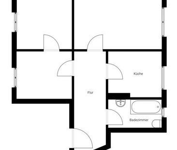 Renovierte 2,5-Raum-Wohnung mit guter Infrastruktur! - Foto 4