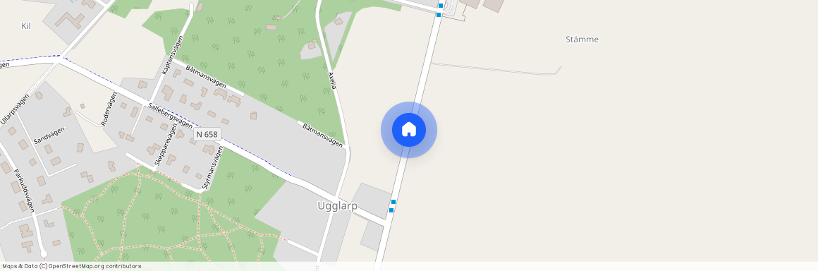 Sallebergsvägen, Ugglarp