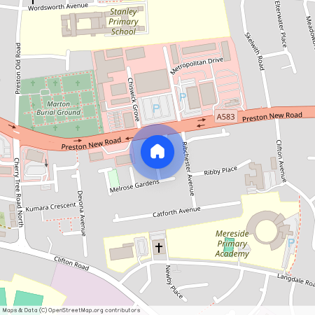 Melrose Gardens, Blackpool, FY4