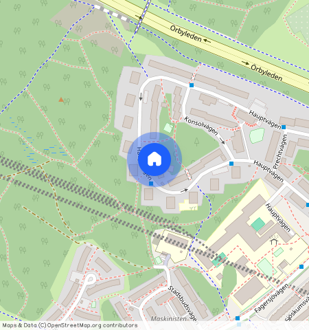 Hauptvägen **, Hökarängen