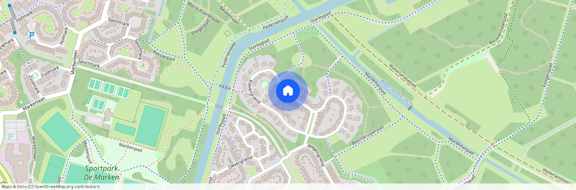 Klavergriend, Klippriend en Wilgengriend, 1356 KE, Klavergriend, Almere