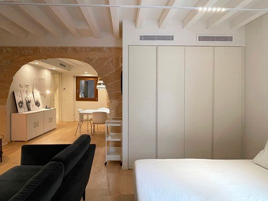 Casco Antiguo, apartamento de lujo y bien amueblado, dormitorio, baño, ascensor, Palma. - Photo 1