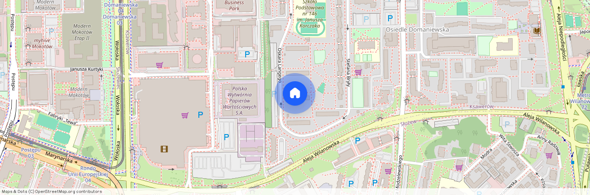 Oskara Langego 4, mazowieckie, Warszawa, Mokotów, Górny Mokotów