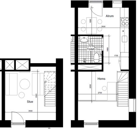 2-værelses studiebolig i 2 plan (Type D, E og F) - Photo 5