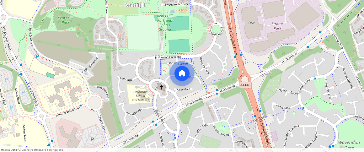 Badgers Oak, Milton Keynes, MK7