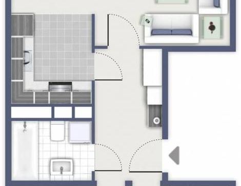 3-Raumwohnung mit Badewanne - Photo 1