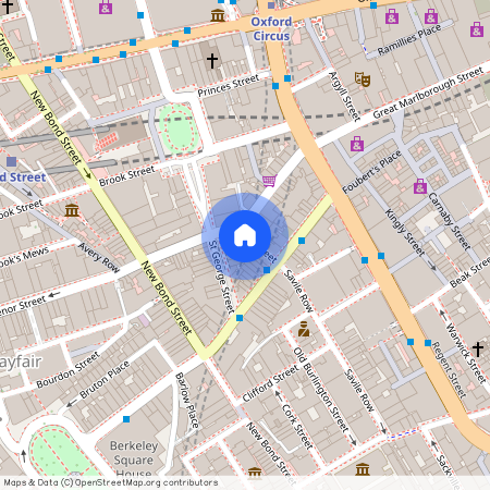 2 Mill St, London, W1S