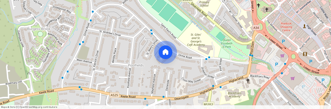 St. Georges Road, Newcastle-Under-Lyme, ST5