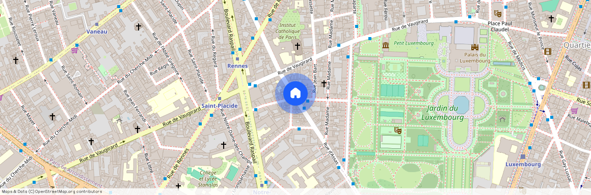 Rue d'Assas et Rue de Fleurus 75006 Paris (6e arrondissement)