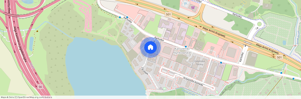 ul. Życzliwa, Jasień, Gdańsk, pomorskie