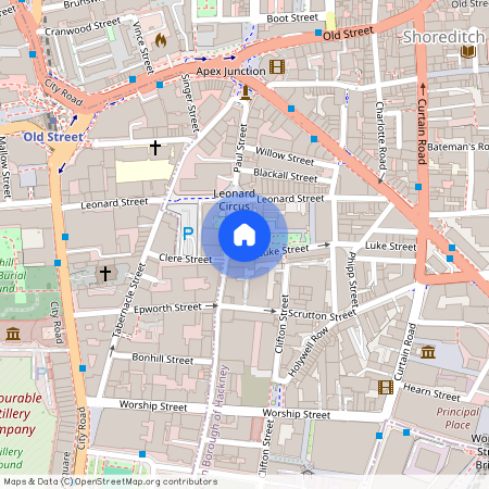 Luke Street, EC2A, London
